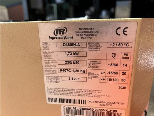 Oprema za prehrambenu industriju Ingersoll Rand D480IN-A Refrigerated air dryer: slika 6 Oprema za prehrambenu industriju Ingersoll Rand D480IN-A Refrigerated air dryer: slika 6
