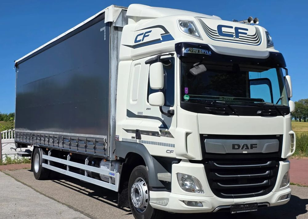 Kamion sa ceradom DAF CF290 / CF320 / FIRANKA / WINDA DHOLLANDIA / E6/ JEDEN WŁAŚCICIEL / SPROWADZONY / 22PALETY / 2019/ PODNOSZONY DACH / JAK NOWY: slika 1