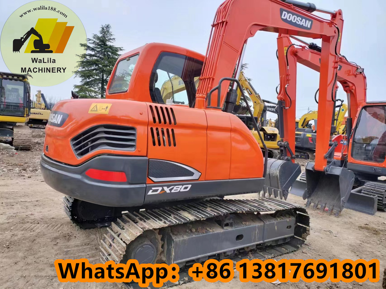 DOOSAN DX80 - Mini bager: slika 1 DOOSAN DX80 - Mini bager: slika 1