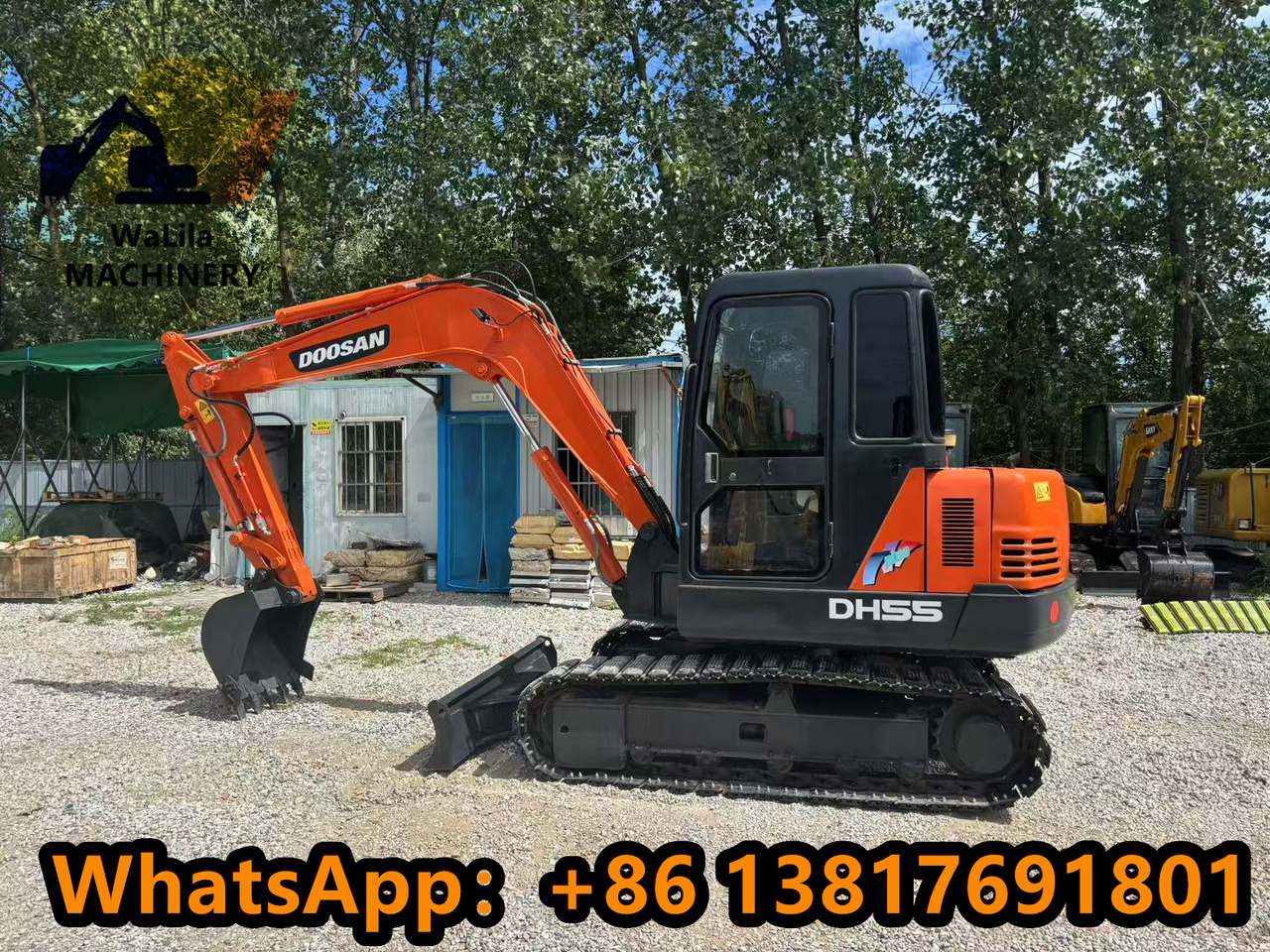 Doosan DH 55-7 DH55 (Good) - Mini bager: slika 1 Doosan DH 55-7 DH55 (Good) - Mini bager: slika 1