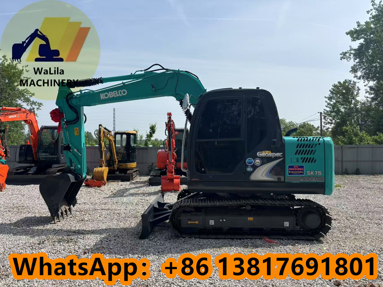 KOBELCO SK75 - Mini bager: slika 1 KOBELCO SK75 - Mini bager: slika 1