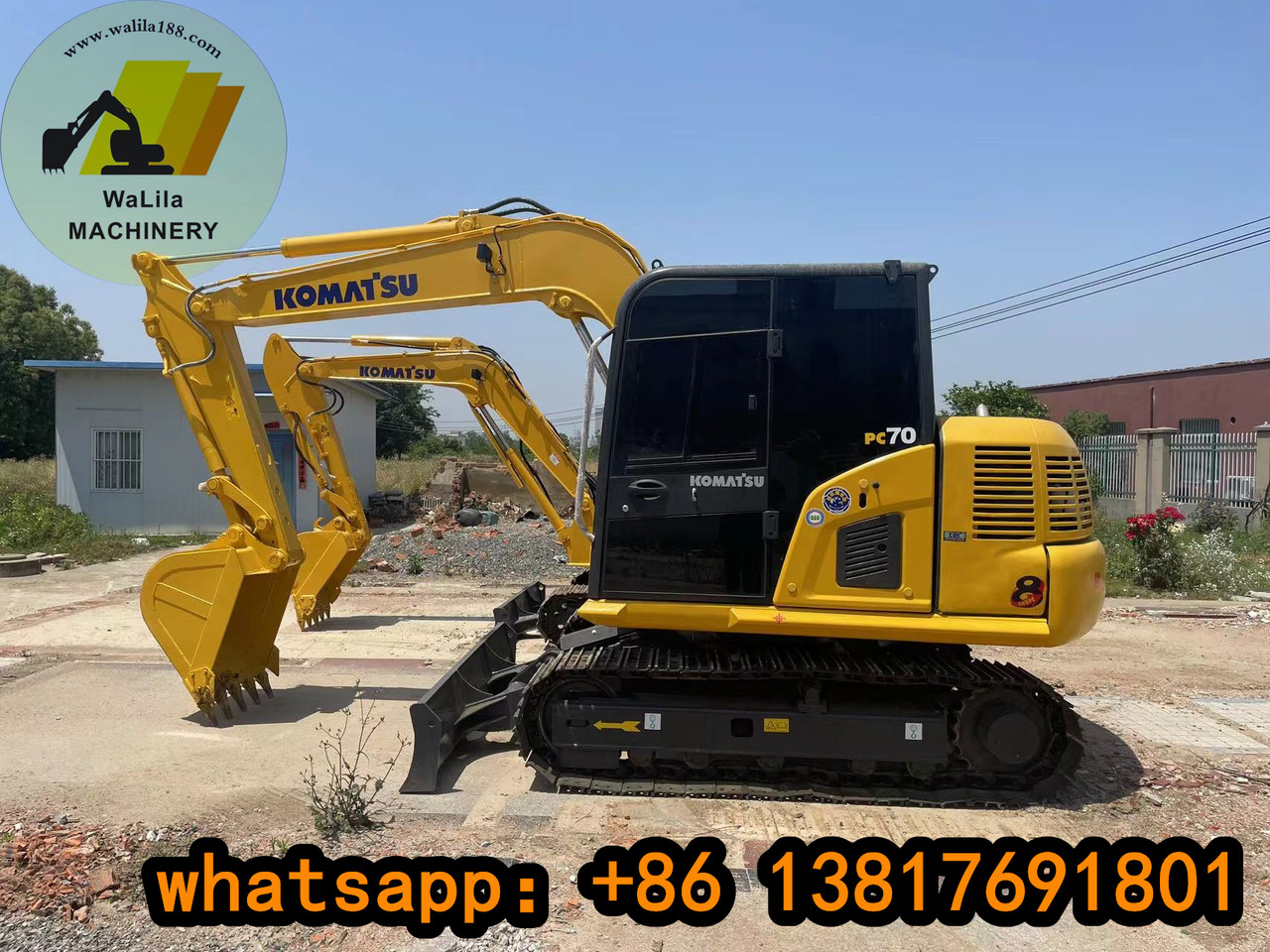 KOMATSU PC70-8 - Mini bager: slika 1 KOMATSU PC70-8 - Mini bager: slika 1