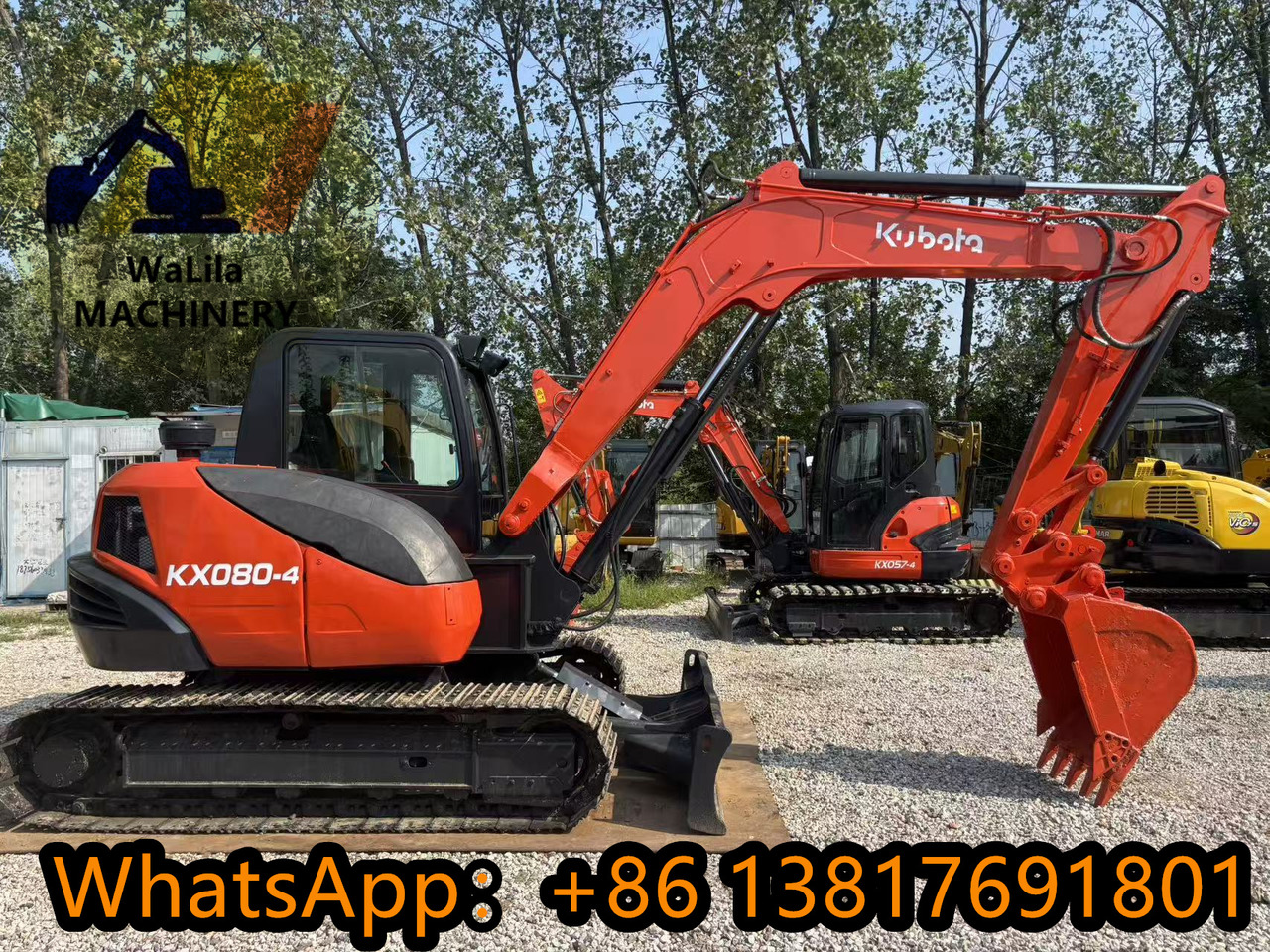 KUBOTA KX080-4 - Mini bager: slika 1 KUBOTA KX080-4 - Mini bager: slika 1