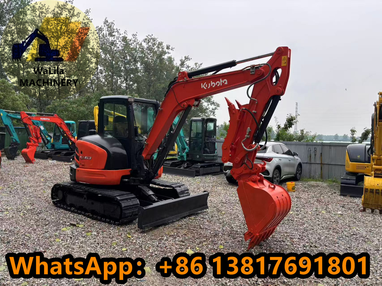 Mini bager KUBOTA Kubota KX163-5 excavator carries hydraulic thumb clamp: slika 9