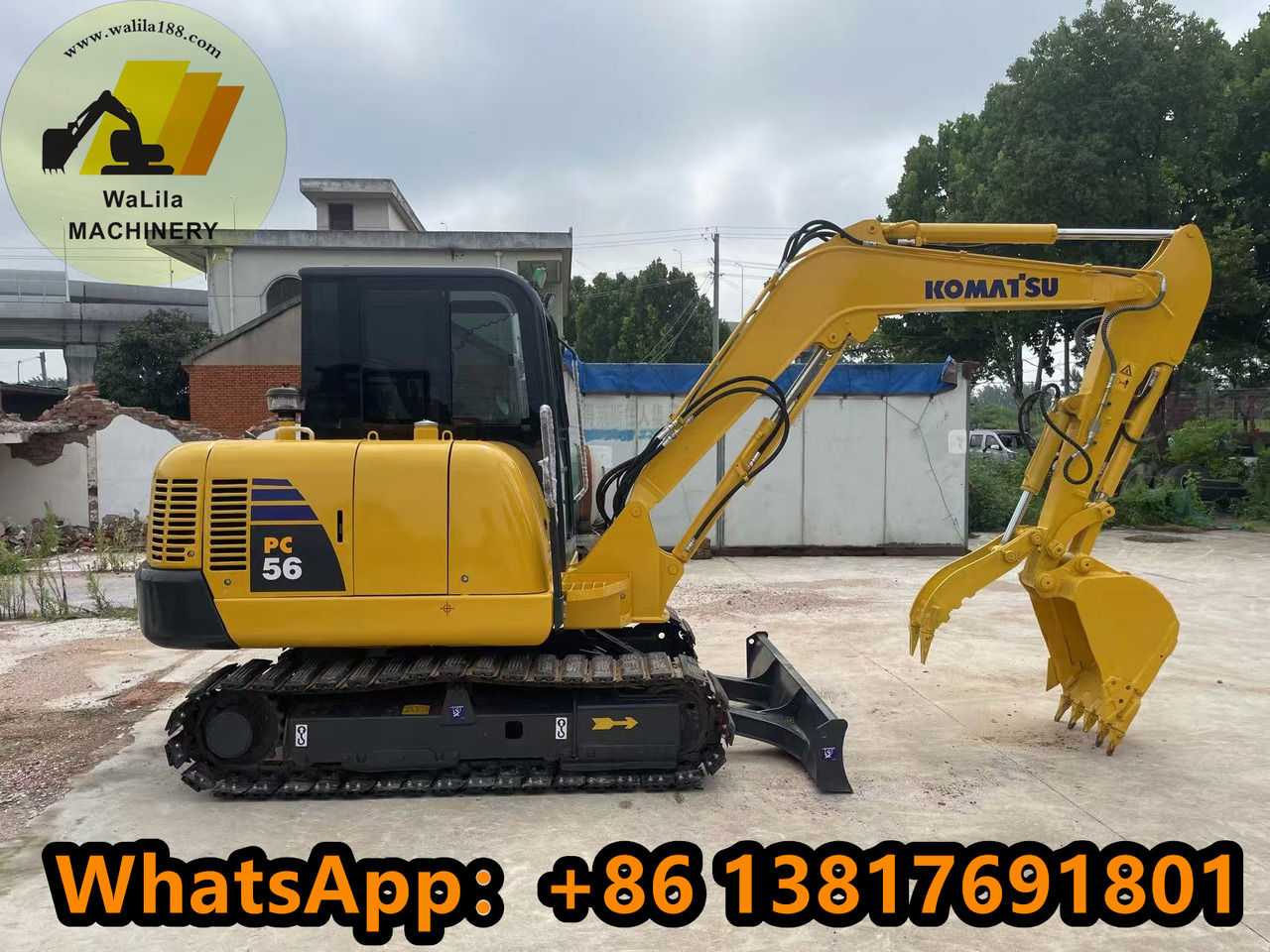 Komatsu PC 56-7 PC56-7 - Mini bager: slika 1 Komatsu PC 56-7 PC56-7 - Mini bager: slika 1