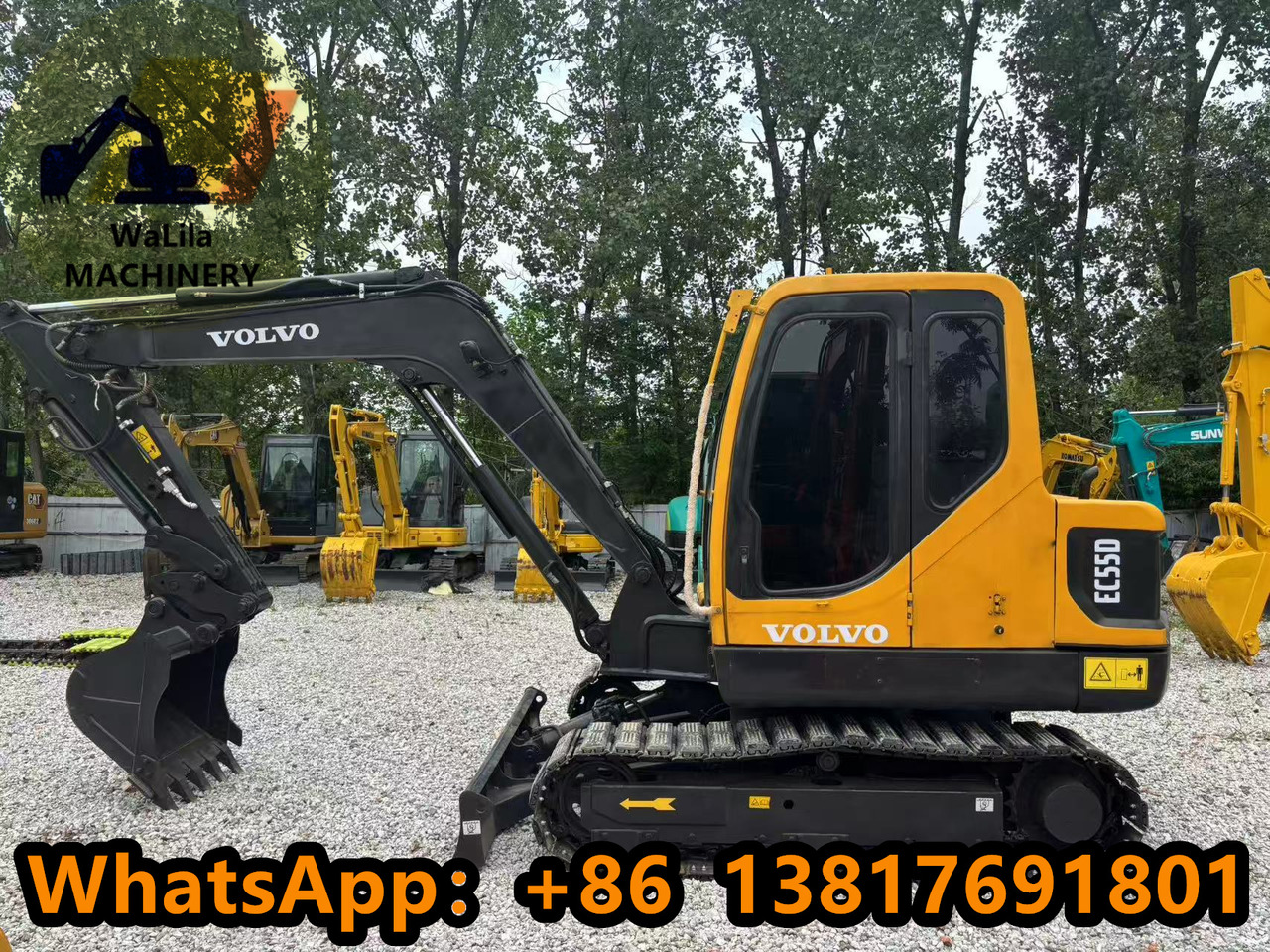 VOLVO EC55 - Mini bager: slika 1 VOLVO EC55 - Mini bager: slika 1