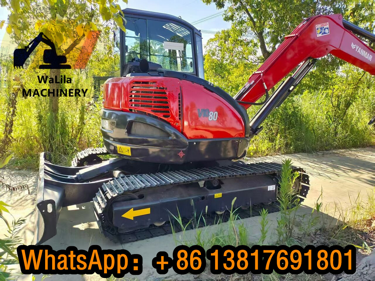YANMAR VIO80 - Mini bager: slika 1 YANMAR VIO80 - Mini bager: slika 1