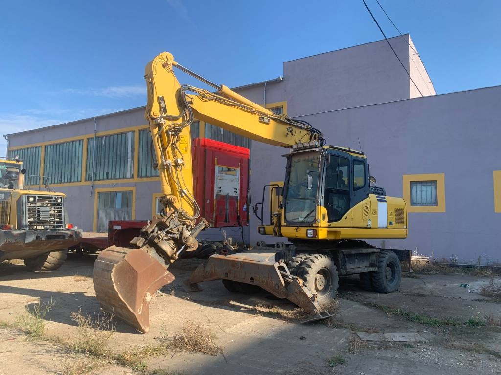 Komatsu PW180-E0+Engcon Rototilt - Bager točkaš: slika 1 Komatsu PW180-E0+Engcon Rototilt - Bager točkaš: slika 1