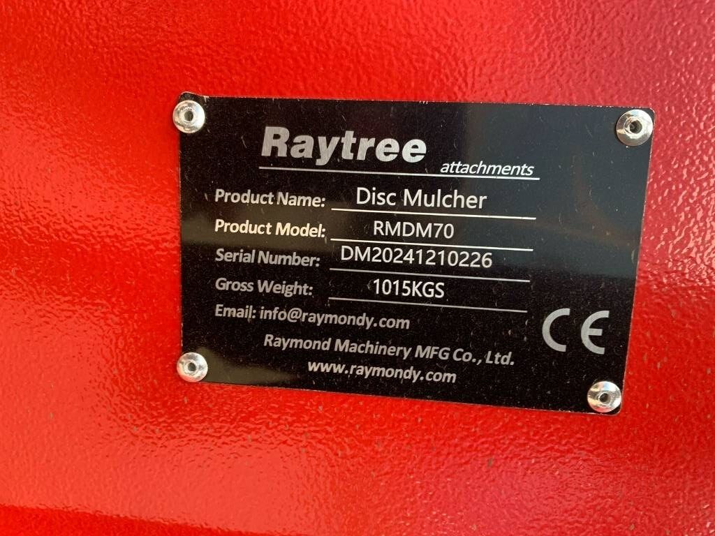 Raytree RMDM70 Mulcher Raytree RMDM70 Mulcher - Šumski mulčer: slika 4 Raytree RMDM70 Mulcher Raytree RMDM70 Mulcher - Šumski mulčer: slika 4