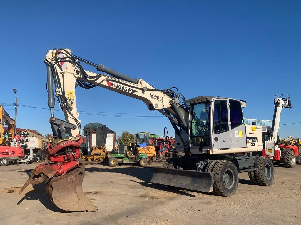 Terex TW160SR+Sandco Rototilt - Bager točkaš: slika 1 Terex TW160SR+Sandco Rototilt - Bager točkaš: slika 1