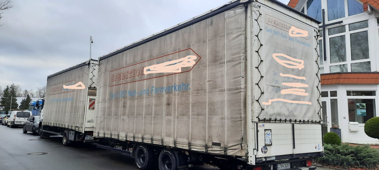 MAN 12.250 TGM Jumbo Mit Anhänger - Kamion sa ceradom, Prikolica sa ceradom: slika 4 MAN 12.250 TGM Jumbo Mit Anhänger - Kamion sa ceradom, Prikolica sa ceradom: slika 4