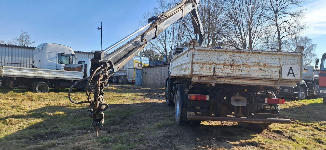 MAN TGM 18.220 4x2 3.S-Kipper mit Kran - Istovarivač, Kamion sa dizalicom: slika 5 MAN TGM 18.220 4x2 3.S-Kipper mit Kran - Istovarivač, Kamion sa dizalicom: slika 5