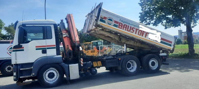 MAN TGS 26.400 Kipper Mit Kran/Funk - Kamion sa tovarnim sandukom, Kamion sa dizalicom: slika 3 MAN TGS 26.400 Kipper Mit Kran/Funk - Kamion sa tovarnim sandukom, Kamion sa dizalicom: slika 3