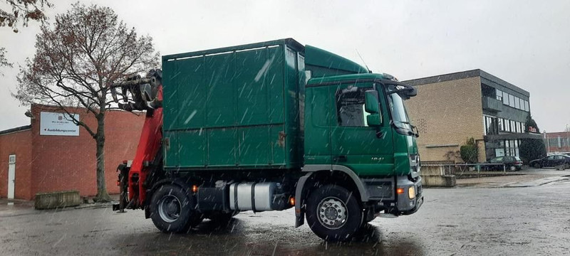 Mercedes-Benz 1841K 4x2 Actros Kipper mit Kran+Greifer - Istovarivač, Kamion sa dizalicom: slika 3 Mercedes-Benz 1841K 4x2 Actros Kipper mit Kran+Greifer - Istovarivač, Kamion sa dizalicom: slika 3