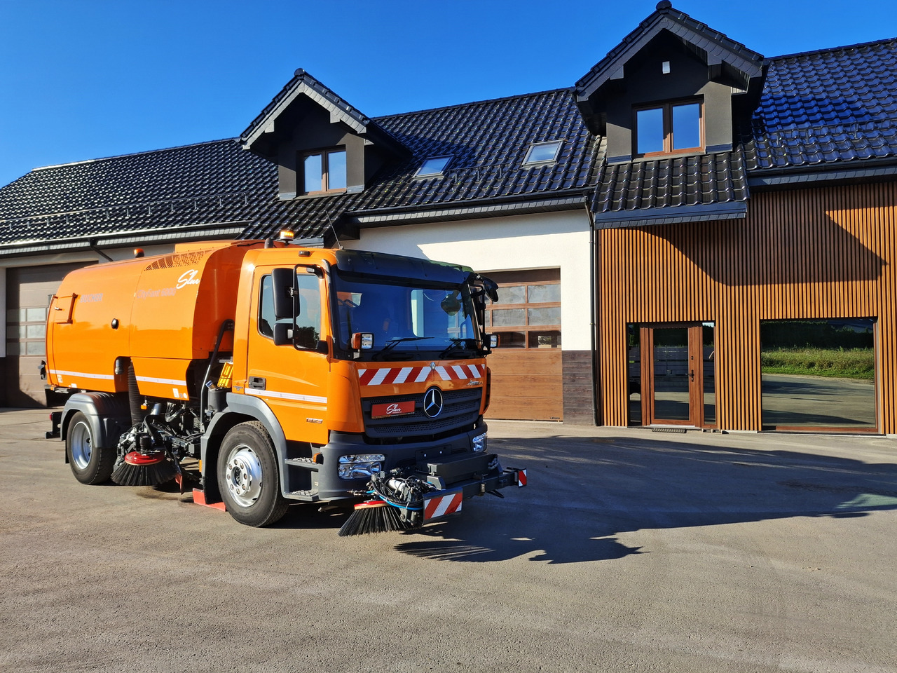 MERCEDES-BENZ Atego 1523 Zamiatarka Kehrmaschine BUCHER CityFant 6000 Euro 6 PM10 L/R Rura Do Liści - Autočistilica: slika 1 MERCEDES-BENZ Atego 1523 Zamiatarka Kehrmaschine BUCHER CityFant 6000 Euro 6 PM10 L/R Rura Do Liści - Autočistilica: slika 1