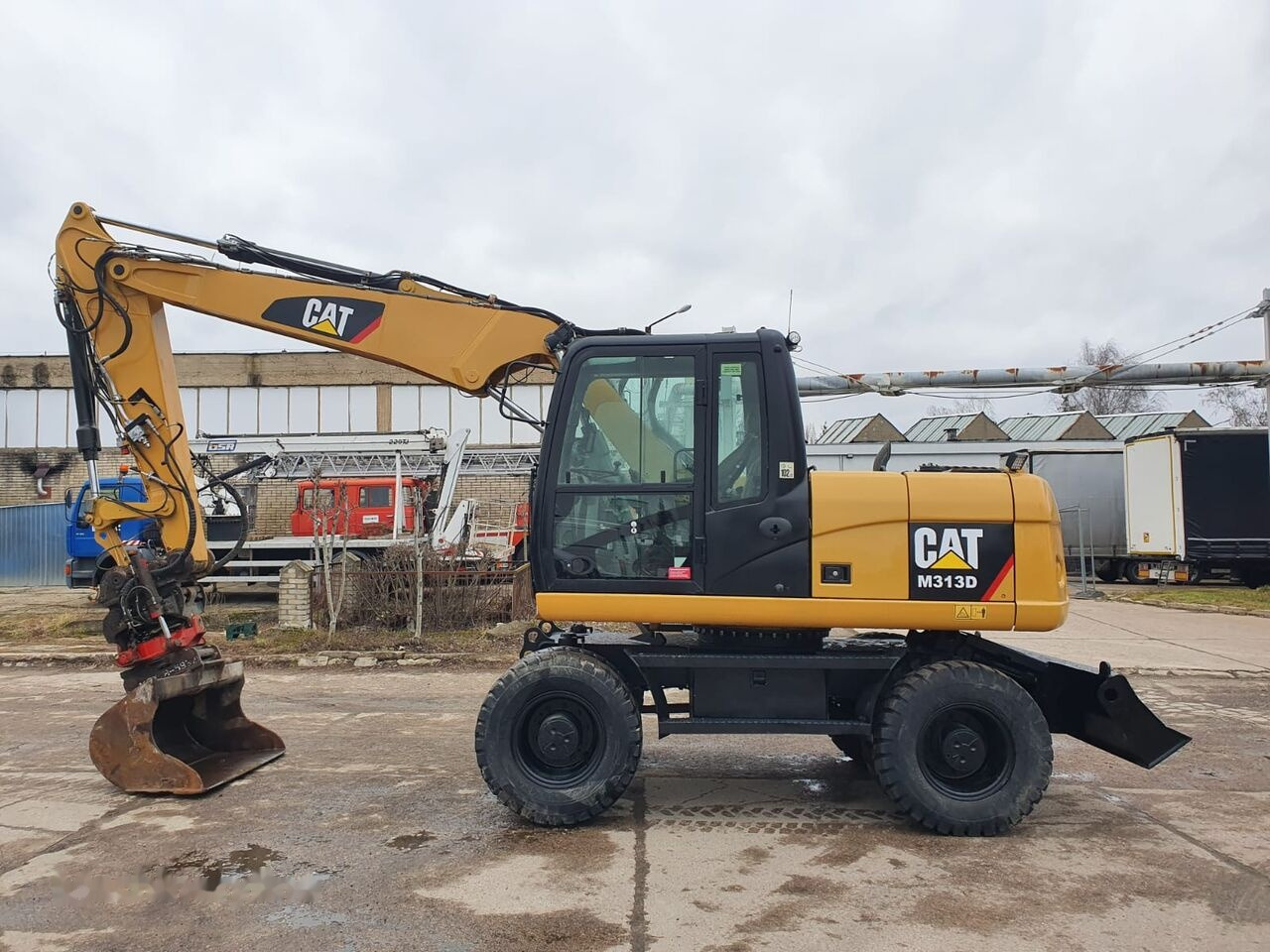 Caterpillar M 313 D Tiltrotator - Bager točkaš: slika 1 Caterpillar M 313 D Tiltrotator - Bager točkaš: slika 1