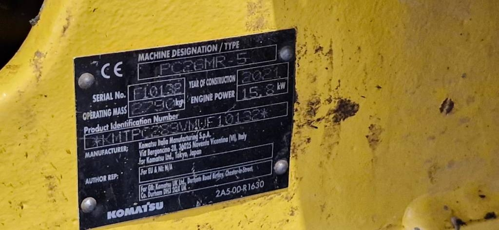 Mini bager Komatsu PC 26 MR: slika 11