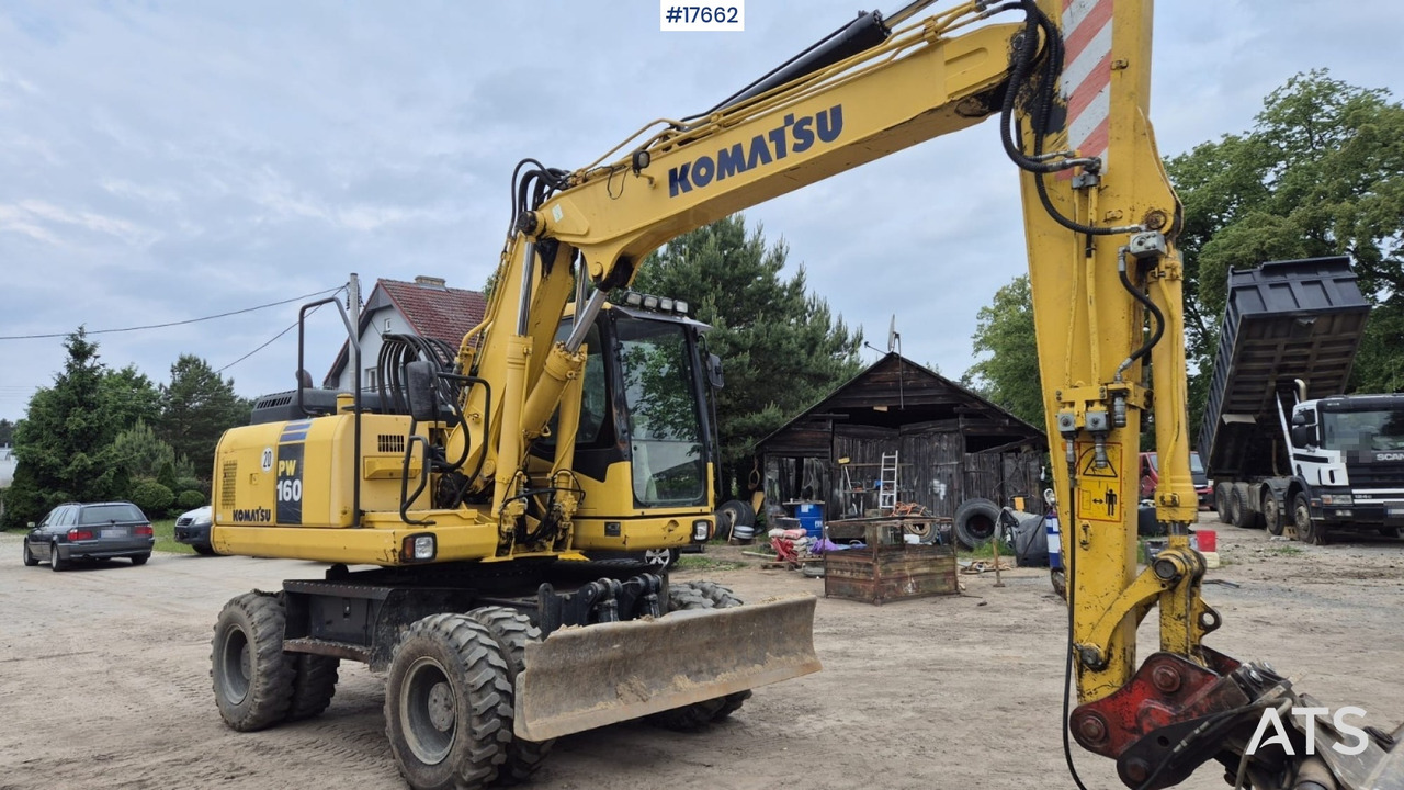 2012 Komatsu PW 160 - Bager točkaš: slika 2 2012 Komatsu PW 160 - Bager točkaš: slika 2