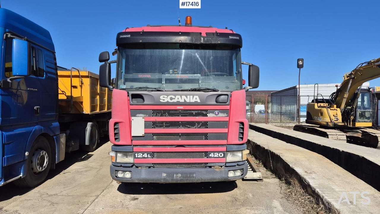 Tractor SCANIA 124L 420KM (2003) + BERGER tipper semi-trailer (2007) - Tegljač, Poluprikolica istovarivača: slika 3 Tractor SCANIA 124L 420KM (2003) + BERGER tipper semi-trailer (2007) - Tegljač, Poluprikolica istovarivača: slika 3
