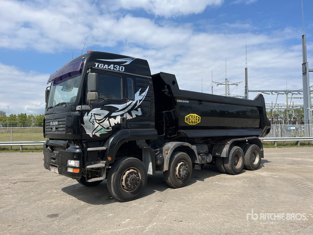 2006 MAN TGA41.430 8x8 Twin-Steer Sleeper T/A Dump Truck - Istovarivač: slika 1 2006 MAN TGA41.430 8x8 Twin-Steer Sleeper T/A Dump Truck - Istovarivač: slika 1