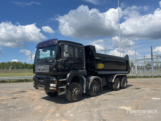 2006 MAN TGA41.430 8x8 Twin-Steer Sleeper Tri/A Dump Truck - Istovarivač: slika 1 2006 MAN TGA41.430 8x8 Twin-Steer Sleeper Tri/A Dump Truck - Istovarivač: slika 1
