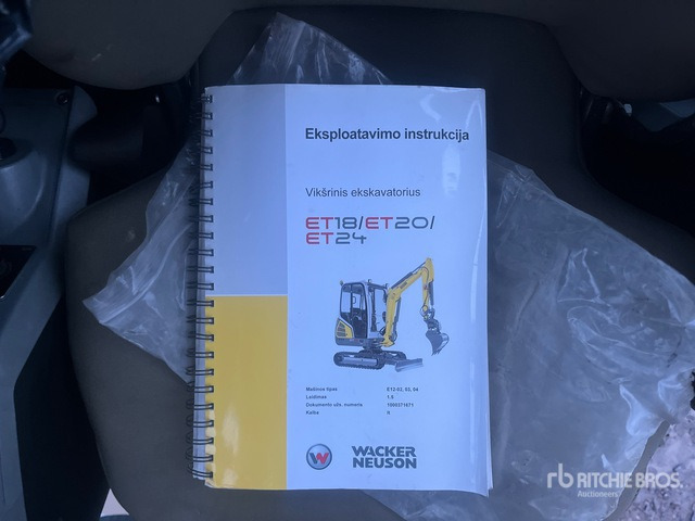 2022 Wacker Neuson ET20 Minigraafmachine: <6,6t - Mini bager: slika 3 2022 Wacker Neuson ET20 Minigraafmachine: <6,6t - Mini bager: slika 3