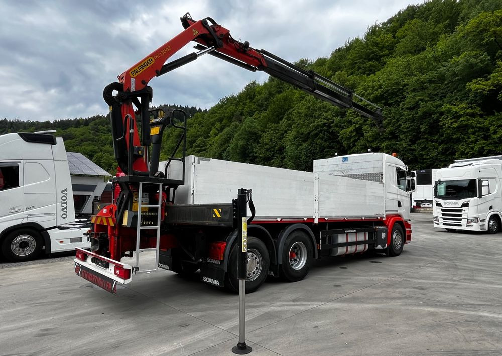 Scania G450 // 6x2// Skrzynia 6.40x2.49 // HDS Palfinger // Oś skrętna podnoszona // - Kamion sa tovarnim sandukom, Kamion sa dizalicom: slika 4 Scania G450 // 6x2// Skrzynia 6.40x2.49 // HDS Palfinger // Oś skrętna podnoszona // - Kamion sa tovarnim sandukom, Kamion sa dizalicom: slika 4