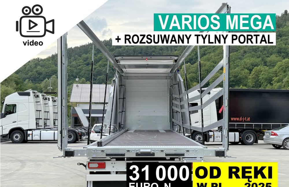 Schmitz Cargobull MEGA VARIOS + BDE - Poluprikolica sa ceradom: slika 1 Schmitz Cargobull MEGA VARIOS + BDE - Poluprikolica sa ceradom: slika 1