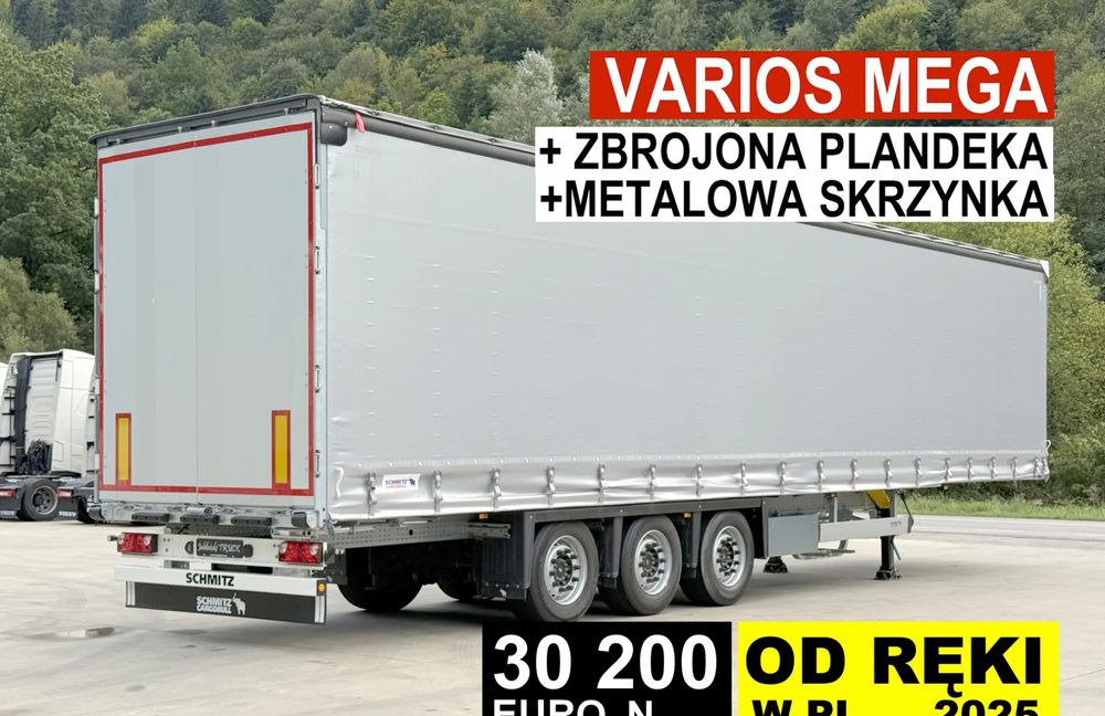 Schmitz Cargobull MEGA VARIOS - Poluprikolica sa ceradom: slika 1 Schmitz Cargobull MEGA VARIOS - Poluprikolica sa ceradom: slika 1