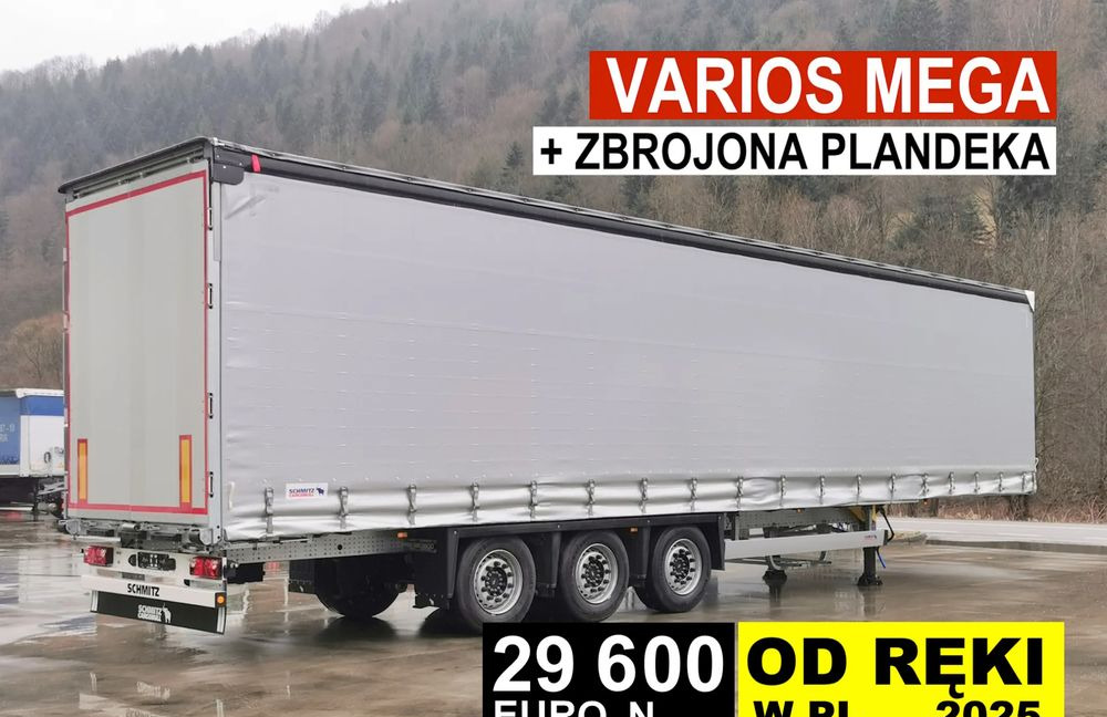 Schmitz Cargobull MEGA VARIOS - Poluprikolica sa ceradom: slika 1 Schmitz Cargobull MEGA VARIOS - Poluprikolica sa ceradom: slika 1