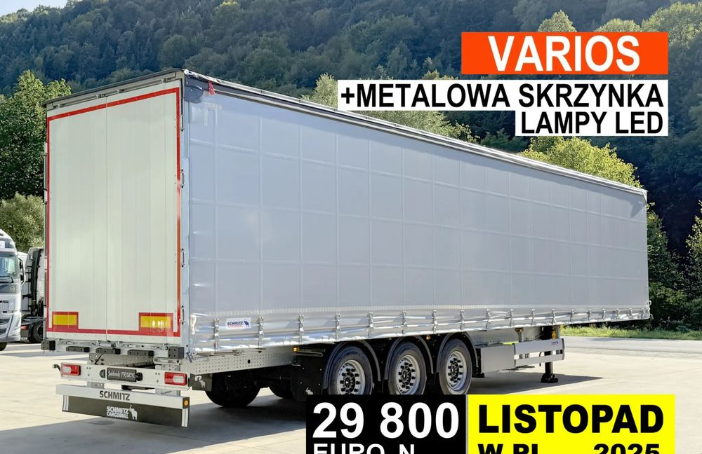 Schmitz Cargobull VARIOS + SKRZYNKA - Poluprikolica sa ceradom: slika 1 Schmitz Cargobull VARIOS + SKRZYNKA - Poluprikolica sa ceradom: slika 1