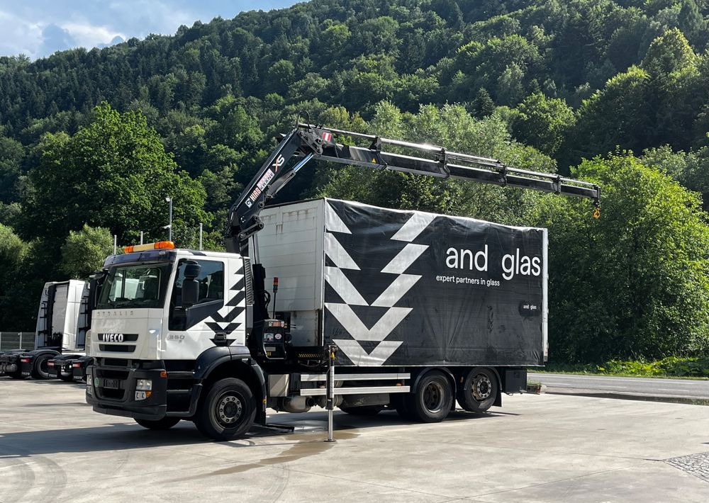 Iveco Stralis 360 // HIAB 144 E4 HIDUO + Radio // Zabudowa 6m // Oś podnoszona - Tegljač: slika 1 Iveco Stralis 360 // HIAB 144 E4 HIDUO + Radio // Zabudowa 6m // Oś podnoszona - Tegljač: slika 1
