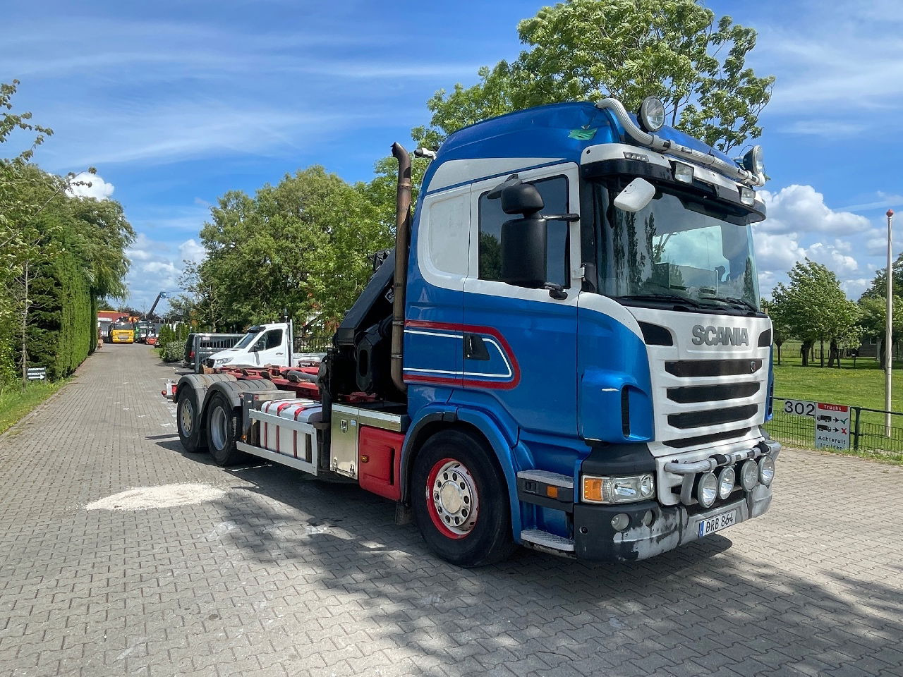 Scania R480 with hiab hookloader and hiab 262 EP5 with remote crane 2019  - Kamion za prevoz kontejnera/ Kamion sa promenjivim sandukom, Kamion sa dizalicom: slika 4 Scania R480 with hiab hookloader and hiab 262 EP5 with remote crane 2019  - Kamion za prevoz kontejnera/ Kamion sa promenjivim sandukom, Kamion sa dizalicom: slika 4