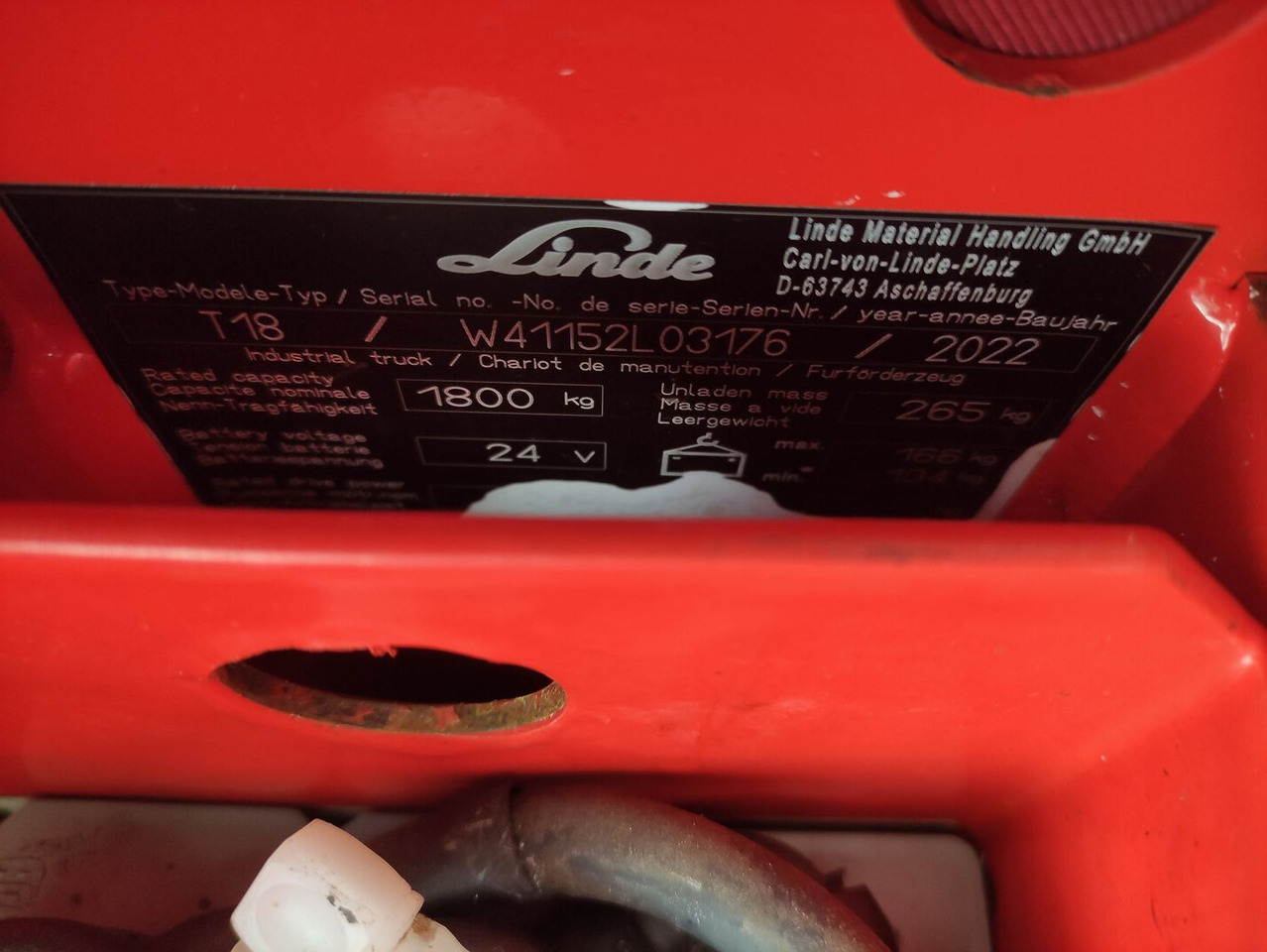 Linde T18-1152 - Kolica za palete: slika 5 Linde T18-1152 - Kolica za palete: slika 5