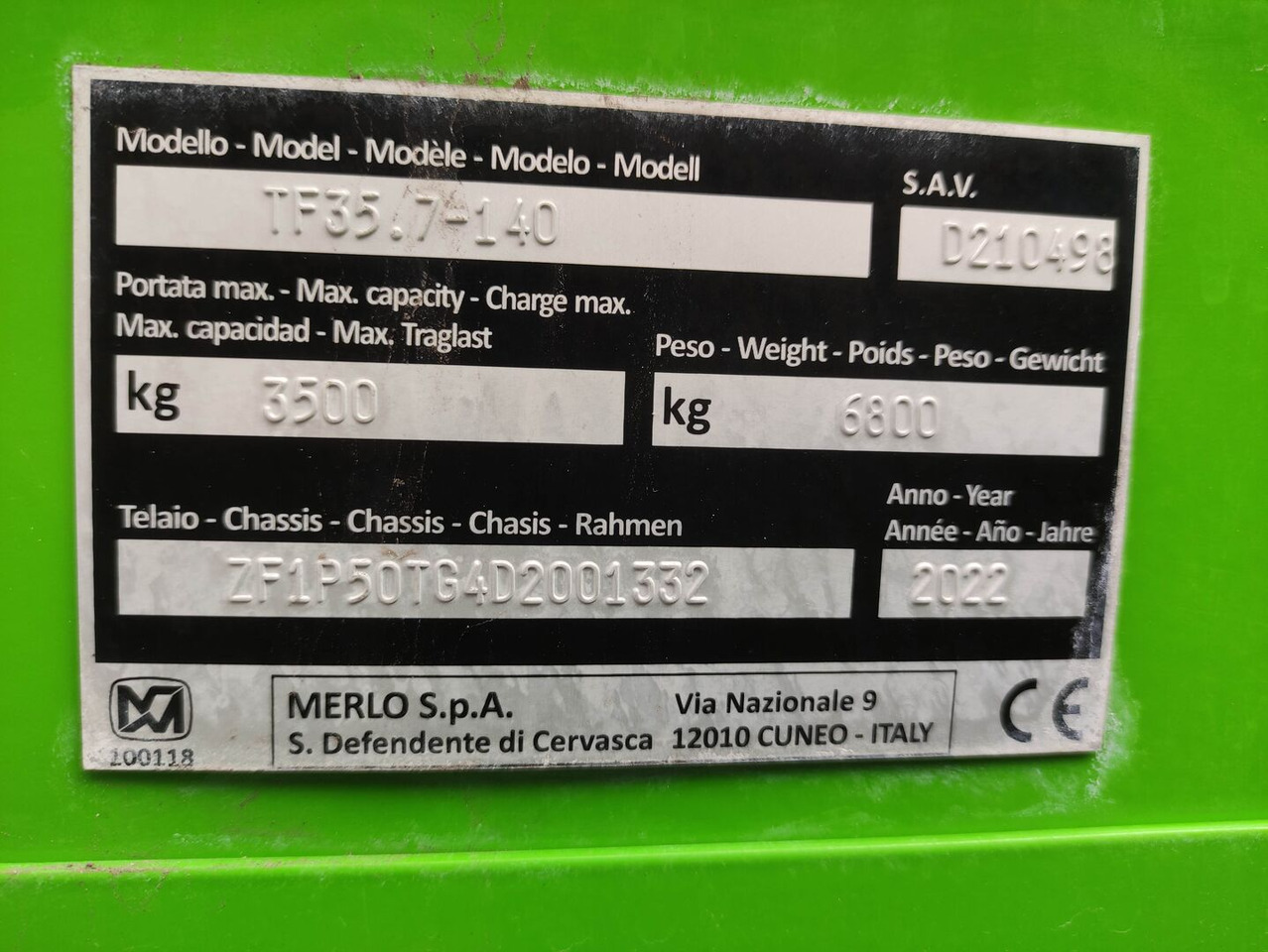 Teleskopski upravljač Merlo TF35.7-140 - 40 km/h: slika 6
