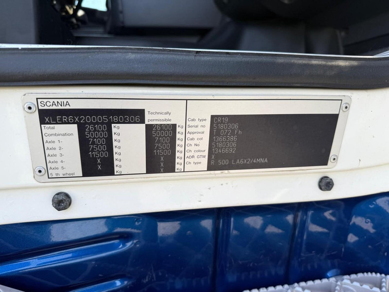 Tegljač Scania R 500 A 6X2/4 STEERING PUSHER, MANUEL, RETARDER, LEATHER, TOP.: slika 20