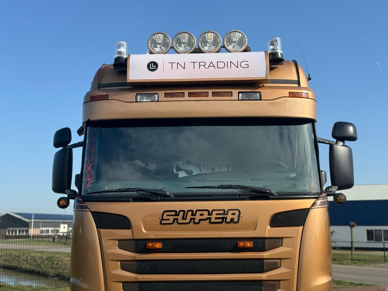 Tegljač Scania R730 V8 V8, SHOWTRUCK VOLLUCHT, RETARDER,  HYDRAULIEK, BOOGIE, ALU WIELEN, LEER.: slika 7