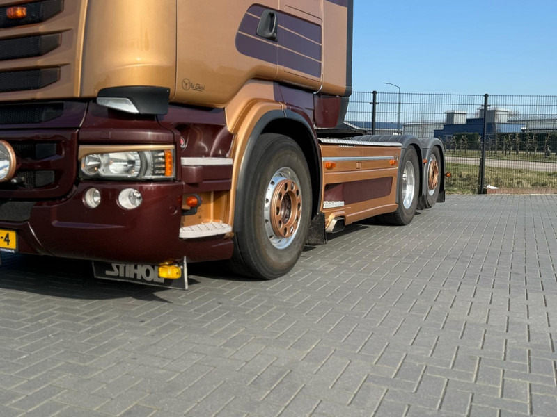 Tegljač Scania R730 V8 V8, SHOWTRUCK VOLLUCHT, RETARDER,  HYDRAULIEK, BOOGIE, ALU WIELEN, LEER.: slika 6