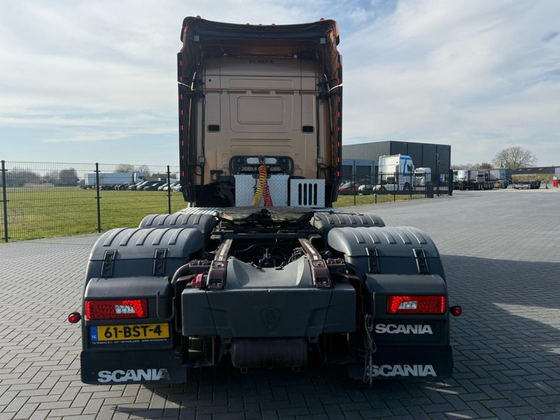 Tegljač Scania R730 V8 V8, SHOWTRUCK VOLLUCHT, RETARDER,  HYDRAULIEK, BOOGIE, ALU WIELEN, LEER.: slika 13