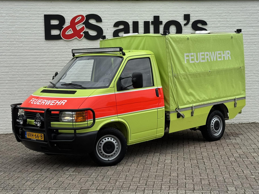 Volkswagen Transporter-2.5 5-cilinder benzine 4x4 syncro ex Zwitserse brandweer Trekhaak Verstralers Laadruimte ventilatie - Dostavno vozilo sa ceradom: slika 1 Volkswagen Transporter-2.5 5-cilinder benzine 4x4 syncro ex Zwitserse brandweer Trekhaak Verstralers Laadruimte ventilatie - Dostavno vozilo sa ceradom: slika 1