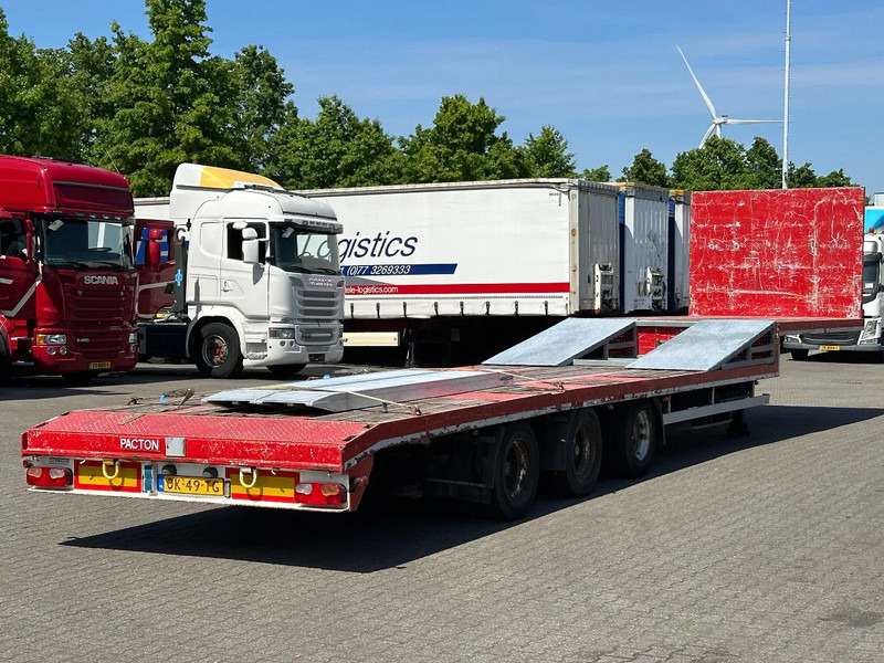 Pacton Semi Dieplader / Bpw-Axle / Oprij Platen / Apk 01-2026 - Niska poluprikolica za prevoz: slika 1 Pacton Semi Dieplader / Bpw-Axle / Oprij Platen / Apk 01-2026 - Niska poluprikolica za prevoz: slika 1