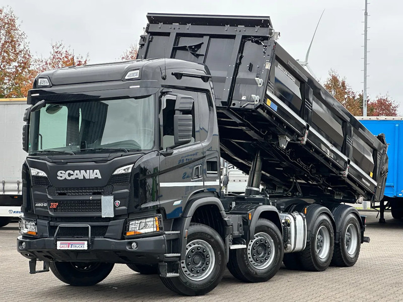 Istovarivač Scania G460 XT Super 8x4 Meiller 3 Side Tipper / Damage / Retarder / Bordmatic: slika 1