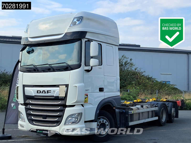 DAF XF 480 6X2 BDF 2xTanks Lift+lenkasche Automatic Retarder ACC Euro 6 - Kamion za prevoz kontejnera/ Kamion sa promenjivim sandukom: slika 1 DAF XF 480 6X2 BDF 2xTanks Lift+lenkasche Automatic Retarder ACC Euro 6 - Kamion za prevoz kontejnera/ Kamion sa promenjivim sandukom: slika 1