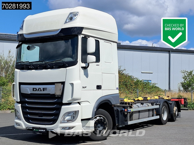 DAF XF 480 6X2 SSC Retarder 2xTanks Lift-Lenkachse ACC Euro 6 - Kamion za prevoz kontejnera/ Kamion sa promenjivim sandukom: slika 1 DAF XF 480 6X2 SSC Retarder 2xTanks Lift-Lenkachse ACC Euro 6 - Kamion za prevoz kontejnera/ Kamion sa promenjivim sandukom: slika 1