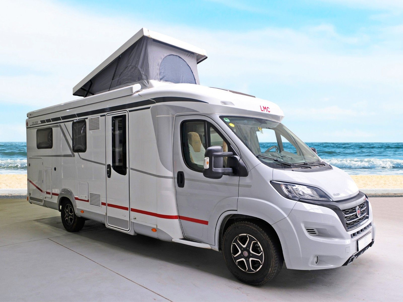 LMC Cruiser 732G/Automatik/Einzelbetten+Aufstelldach - Poluintegrisani kamper: slika 1 LMC Cruiser 732G/Automatik/Einzelbetten+Aufstelldach - Poluintegrisani kamper: slika 1