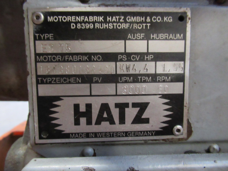 Vibraciona ploča REVO Nemaco DM 3500 Hatz ES75 Diesel trilplaat: slika 7
