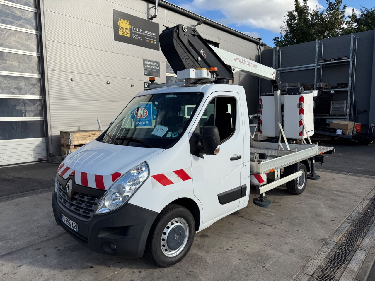 Renault Master III Steiger/11,2m/3,5t/Klubb K26/AHK - Vazdušna platforma montirana na kamion: slika 1 Renault Master III Steiger/11,2m/3,5t/Klubb K26/AHK - Vazdušna platforma montirana na kamion: slika 1