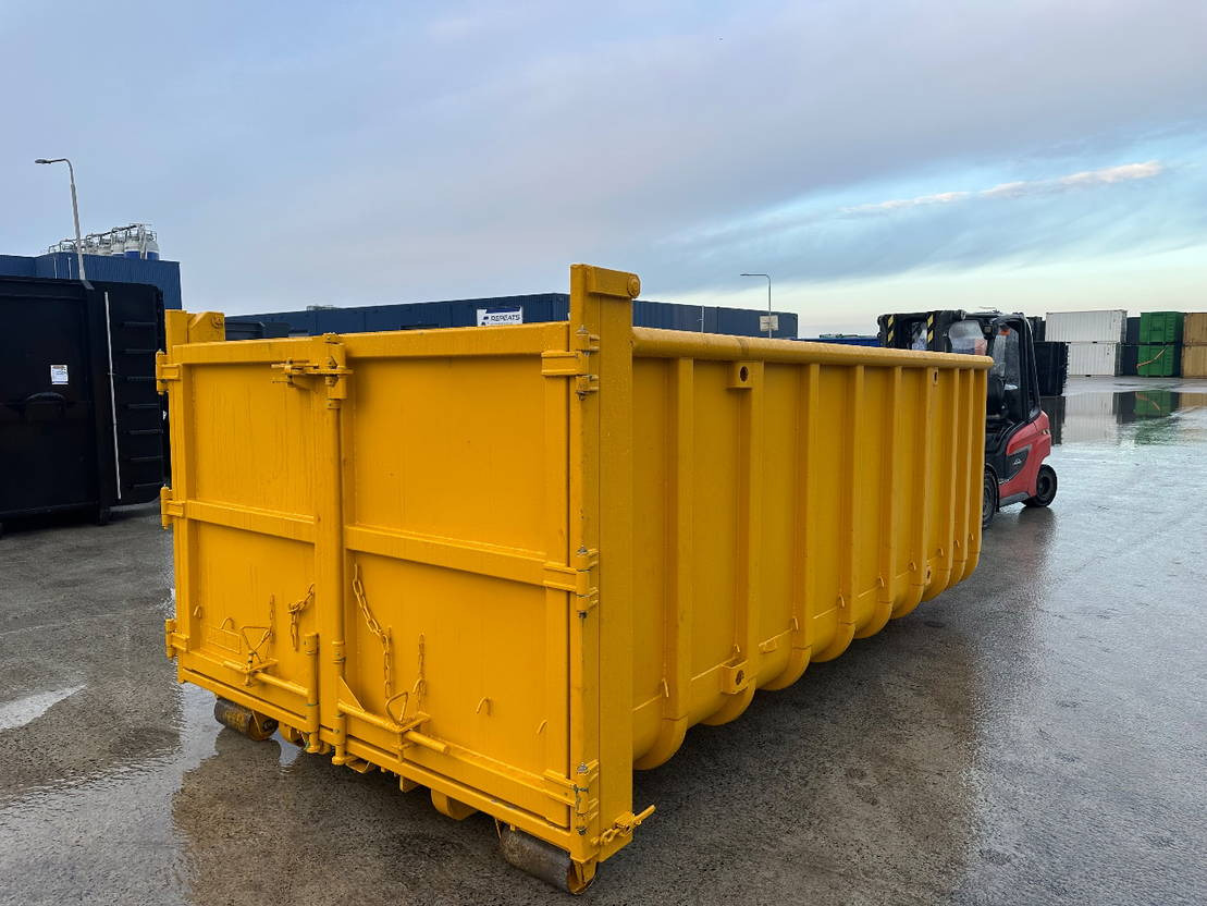 Novu Abrol kontejner Sidalco 15 m3 kort met Franse klep deuren: slika 1