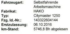 Hako Citymaster 1250 - Autočistilica: slika 5 Hako Citymaster 1250 - Autočistilica: slika 5