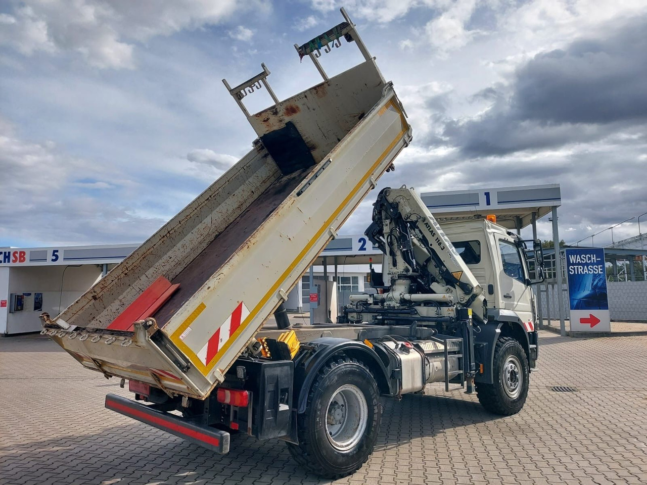 Mercedes-Benz Atego / 1324 MEILLER 4X4 KRAN ATLAS 116.3 Kipper - Istovarivač, Kamion sa dizalicom: slika 2 Mercedes-Benz Atego / 1324 MEILLER 4X4 KRAN ATLAS 116.3 Kipper - Istovarivač, Kamion sa dizalicom: slika 2